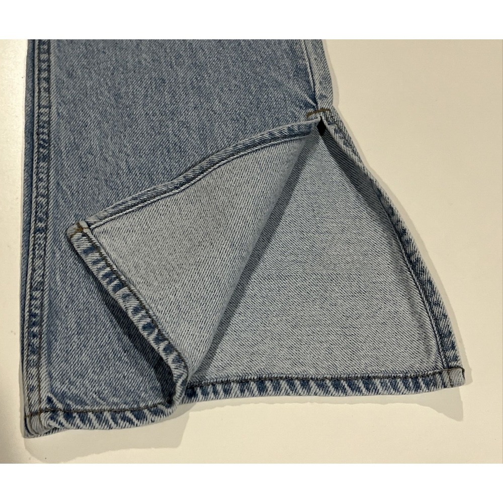 PacSun Eco Light Blue Slit High Waisted Bootcut Jeans Woman's Size 23 New - Picture 9 of 9
